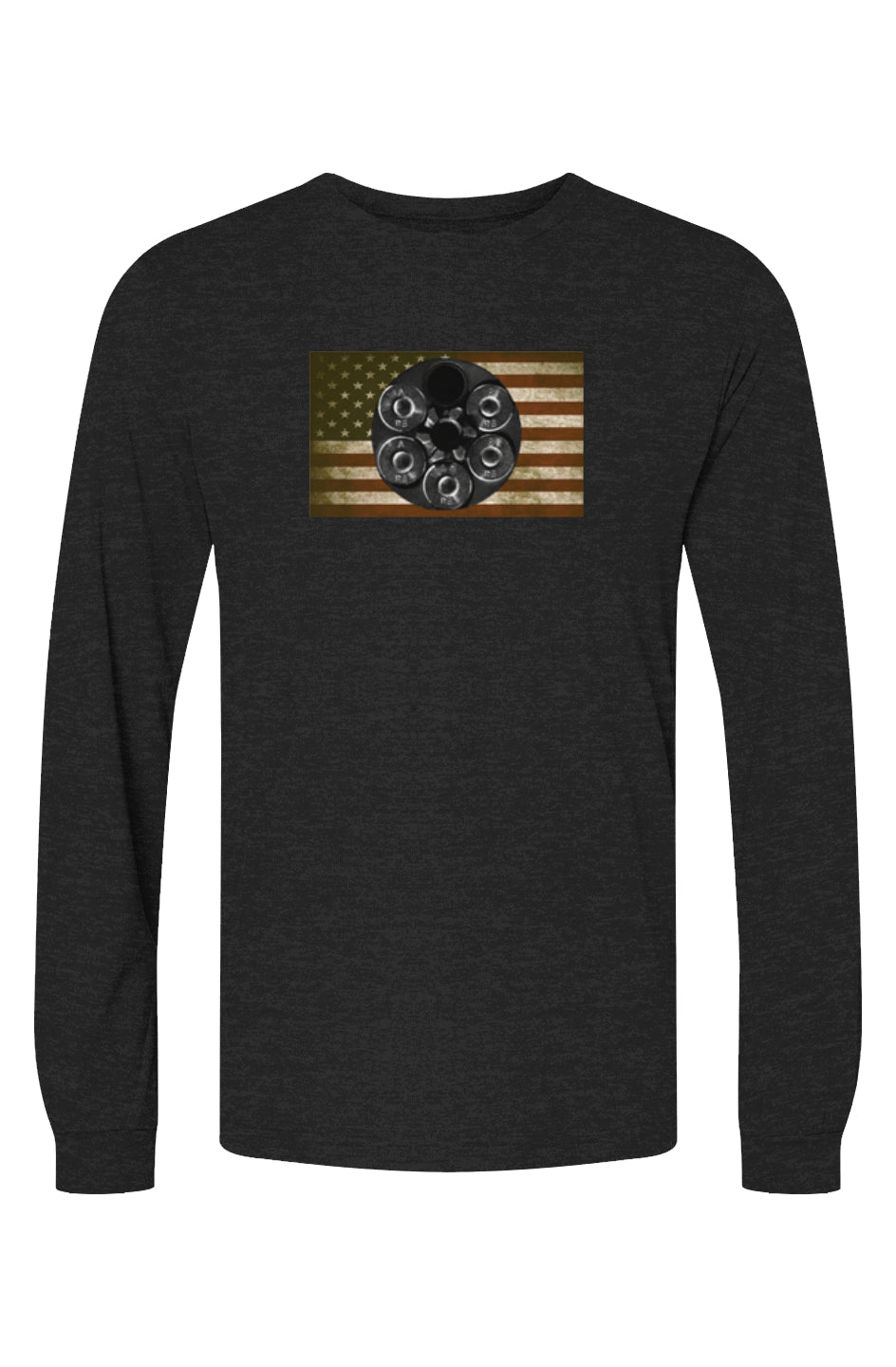 Unisex Triblend Long Sleeve Tee-Cylinder flag