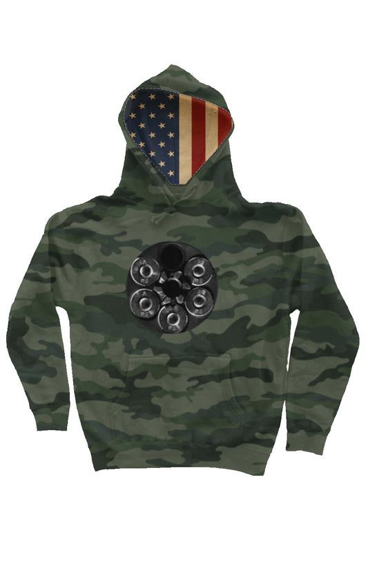 Camo Independent Heavyweight Hoodie-Cylinder Meric