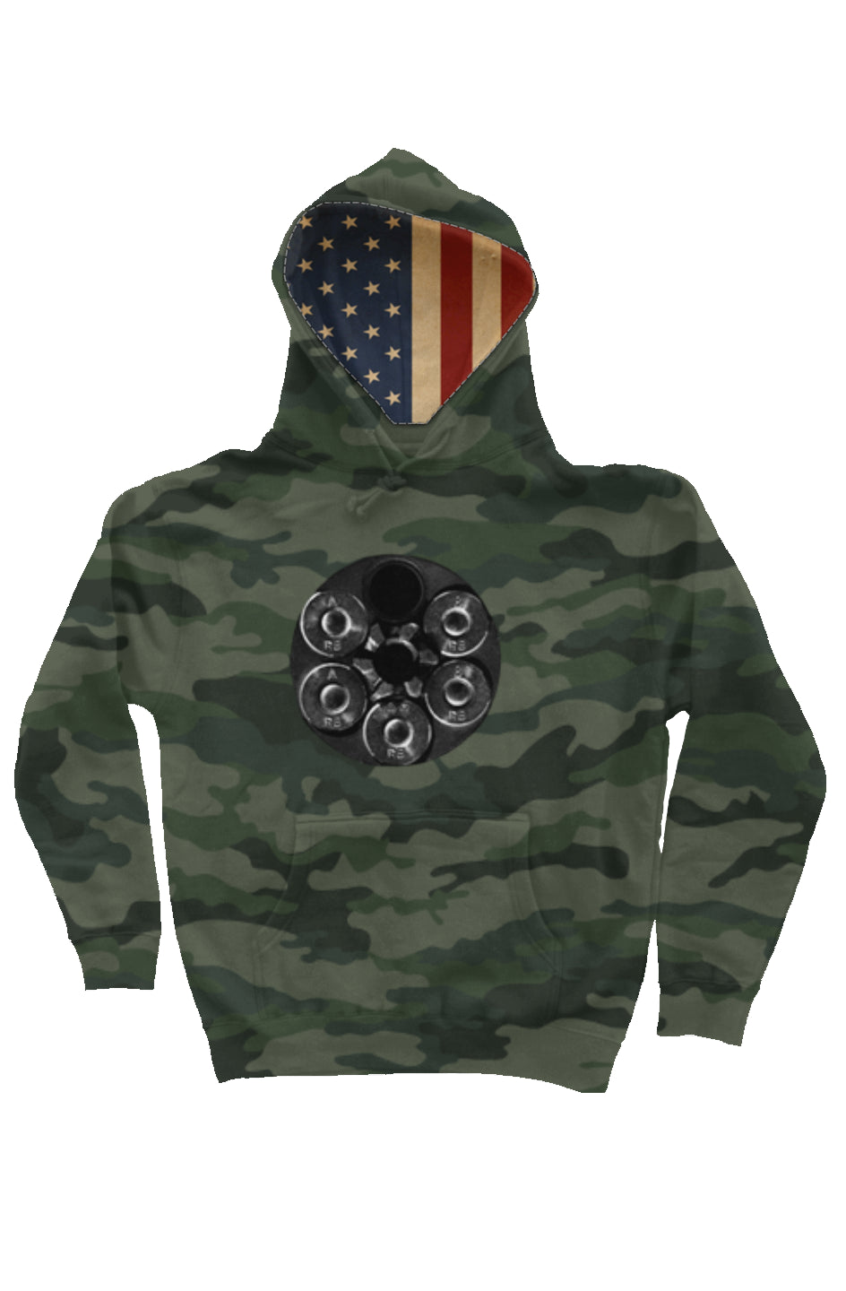 Camo Independent Heavyweight Hoodie-Cylinder Meric