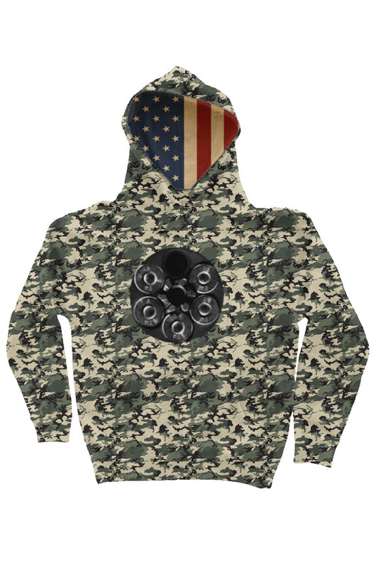 Camo Independent Heavyweight Hoodie-Cylinder Meric