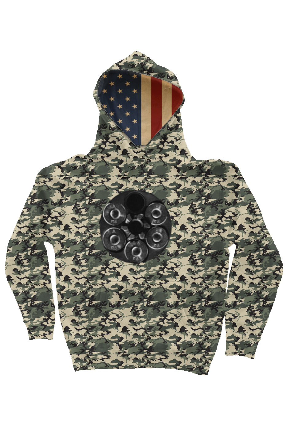 Camo Independent Heavyweight Hoodie-Cylinder Meric