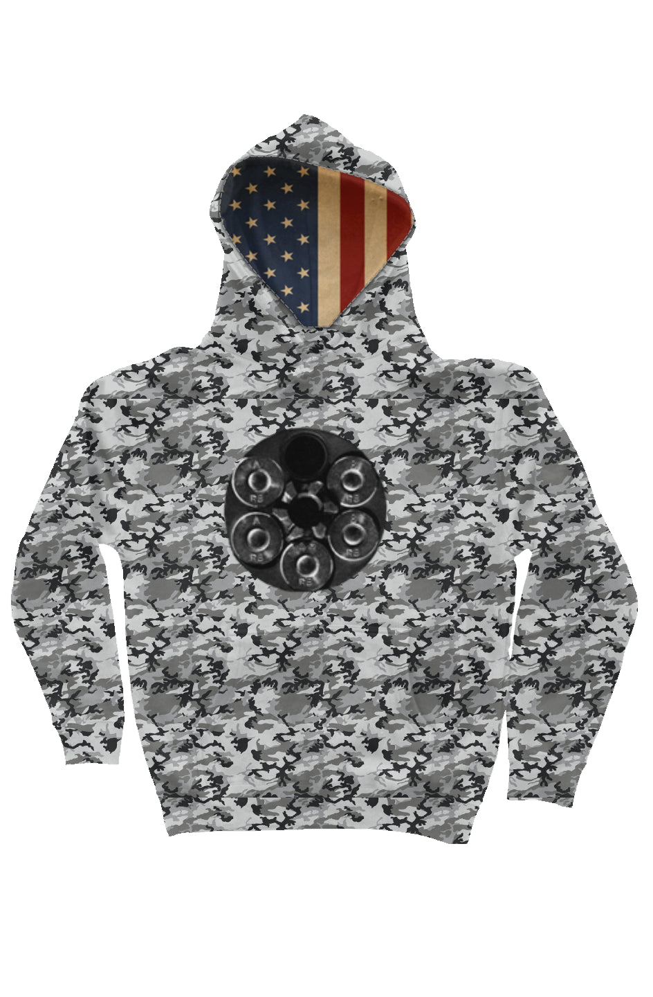 Camo Independent Heavyweight Hoodie-Cylinder Meric