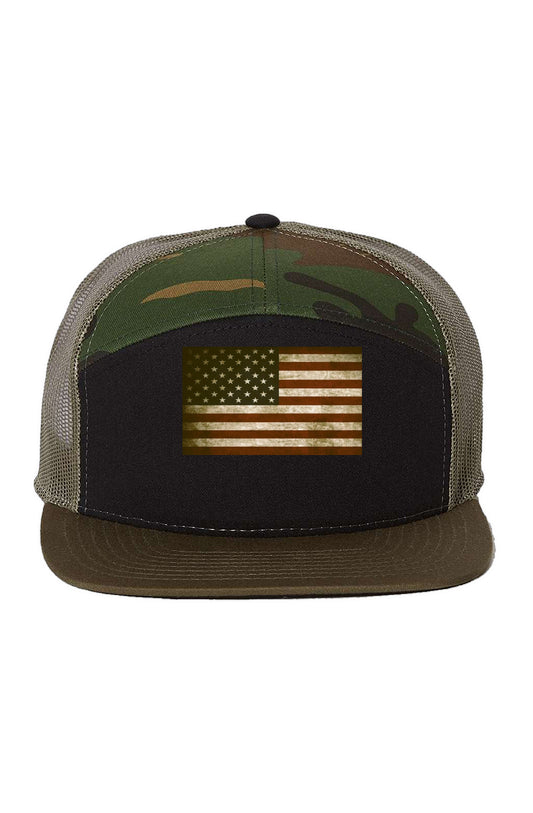 Black Camo Cap-Merica