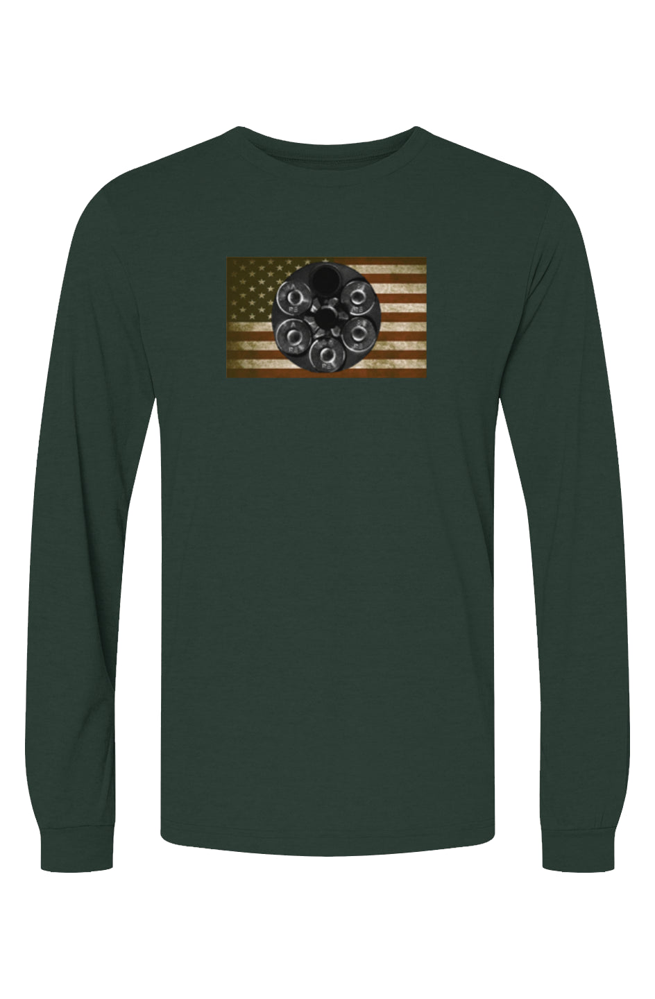 Unisex Triblend Long Sleeve Tee-Cylinder flag